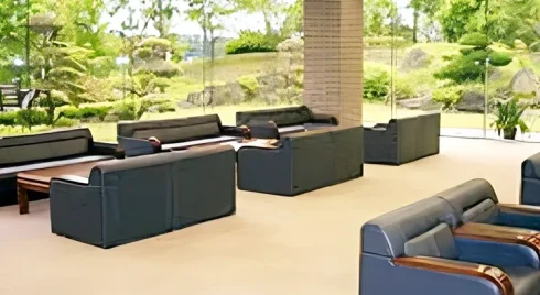 愛川聖苑のロビー写真