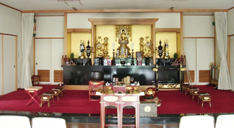 長安寺斎場の式場