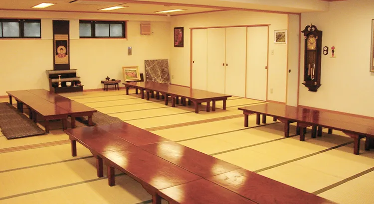 長安寺斎場の会食場