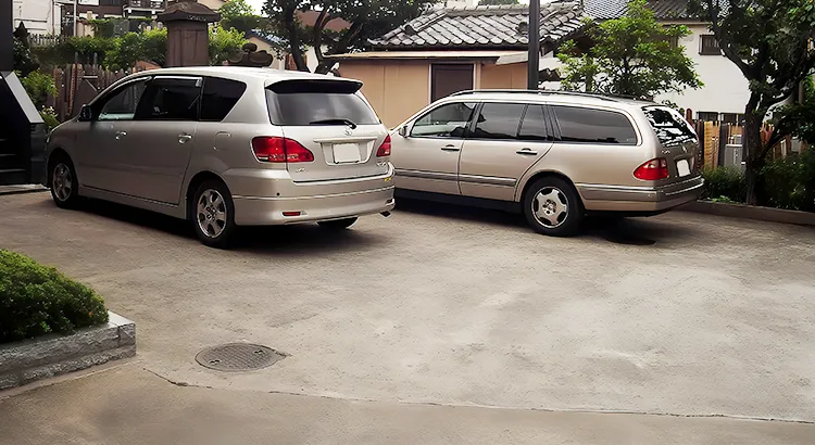 法蔵寺の駐車場