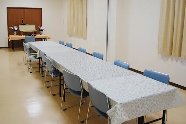 みなみ会館の会食場