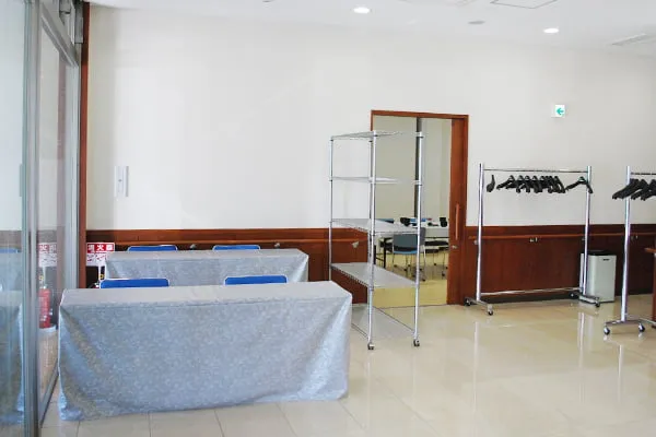 みなみ会館の受付