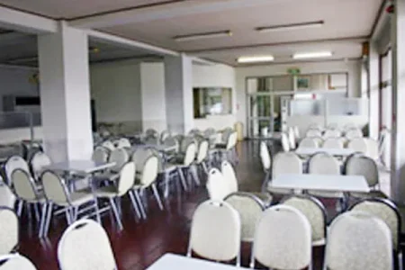 西寺尾火葬場の会食場写真