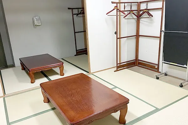 落合第一地域センターの控室