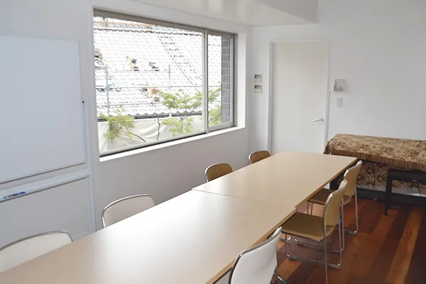 心行寺 双葉ホールの控室