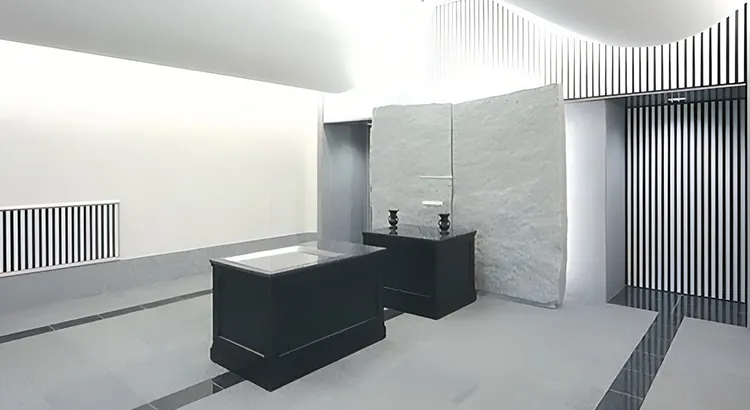 深丘園の収骨室