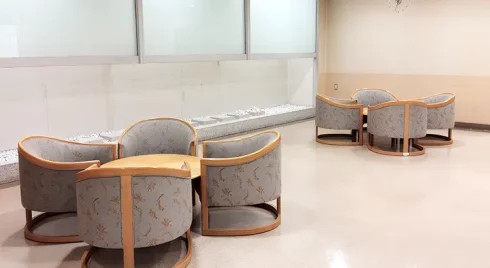 牛込箪笥地域センターのロビー写真