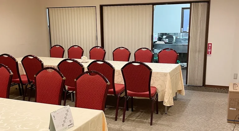 百合ヶ丘家族葬ホールの会食場