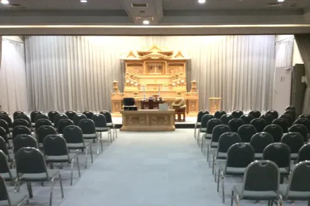 朝霞市斎場の式場写真