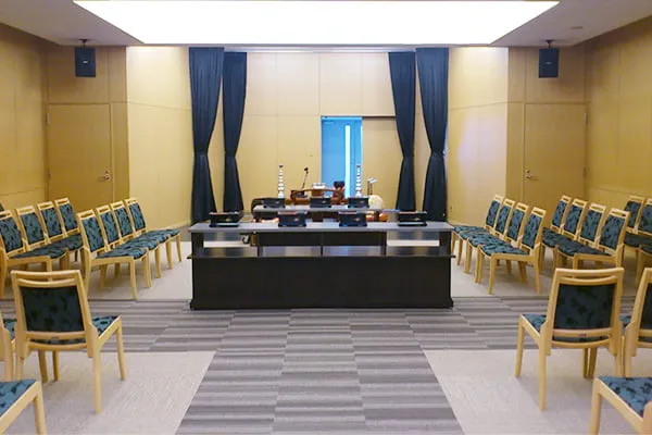 厚木市斎場の式場