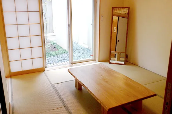 厚木市斎場の控室