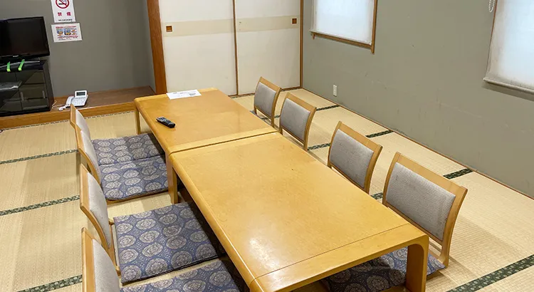 長南聖苑の控室