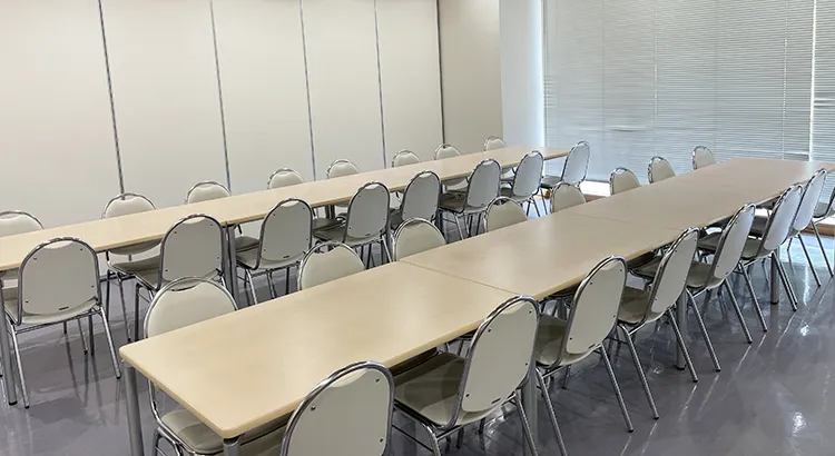 長南聖苑の会食場