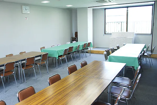 舟渡斎場の会食場