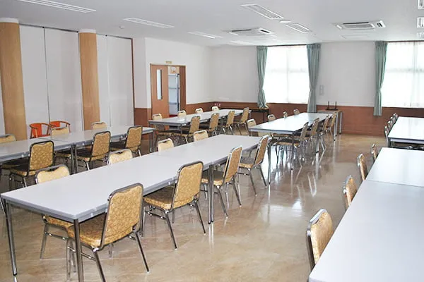 行田市斎場の会食場