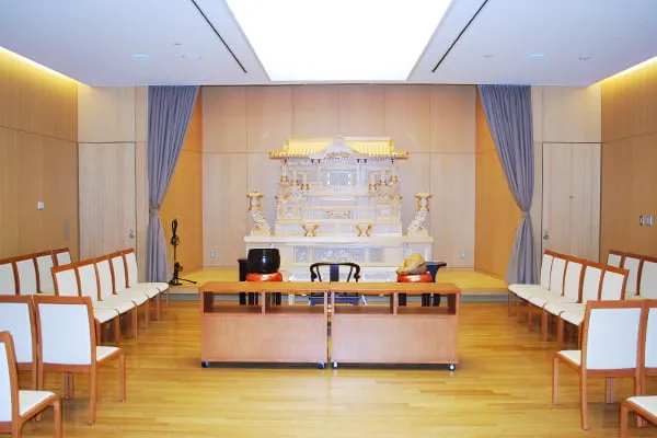 印西斎場の式場