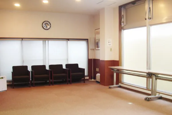 城官寺会館の受付