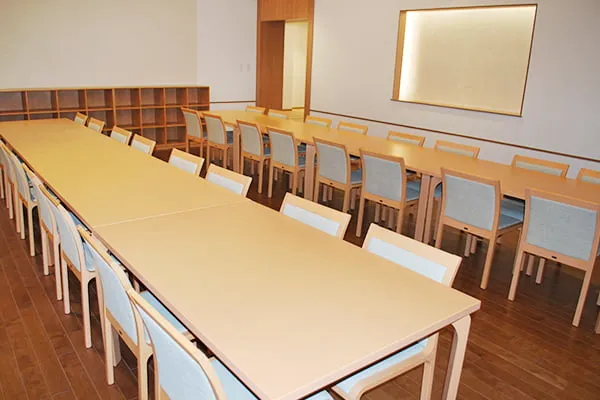 川越市斎場の会食場