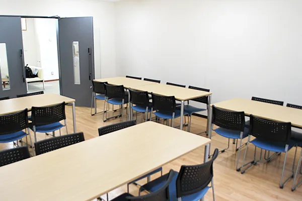 かわさき北部斎苑の休憩室