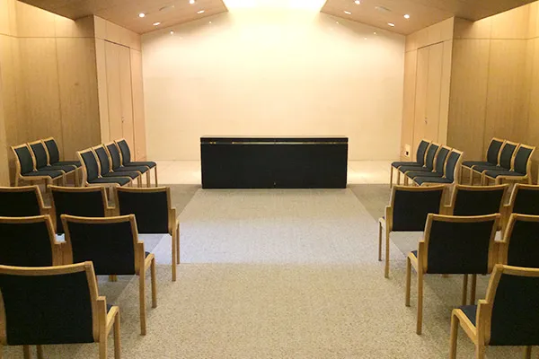 かわさき南部斎苑の式場