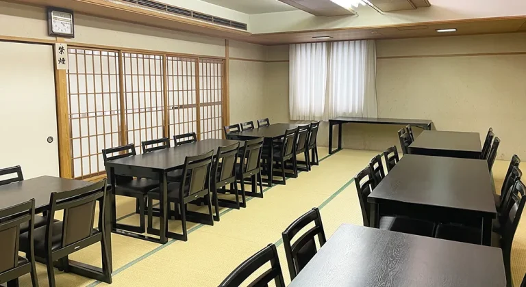 北区セレモニーホールの会食場