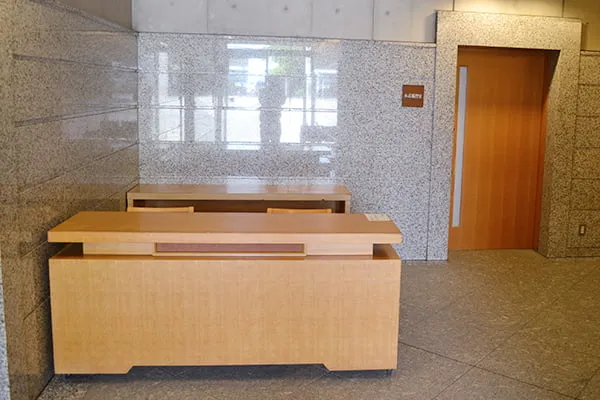 瑞穂斎場の受付
