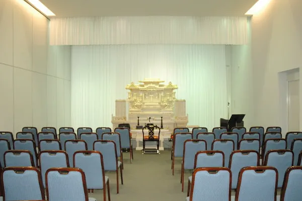 八王子市 楢原斎場の式場