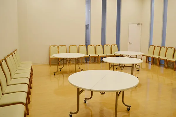 八王子市 楢原斎場の会食場