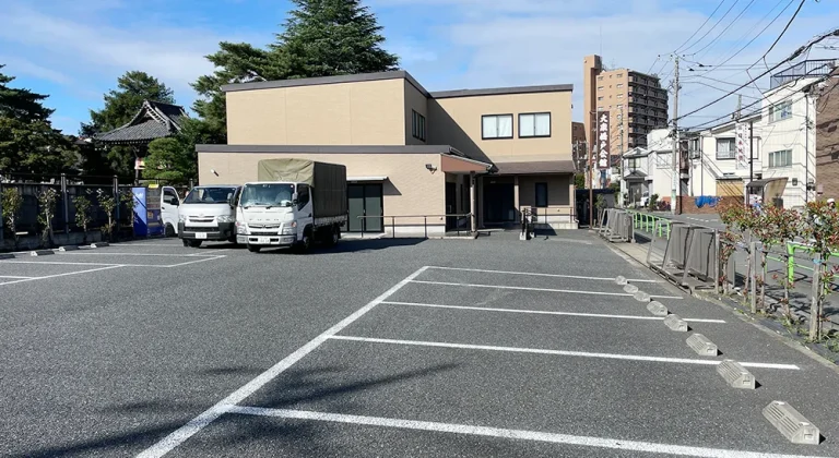 大泉橋戸会館の駐車場