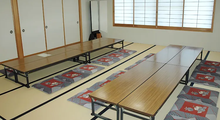 青梅市民斎場の会食場