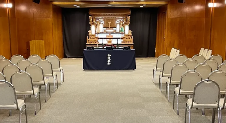 関宿斎場の式場