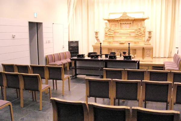 浦安市斎場の式場