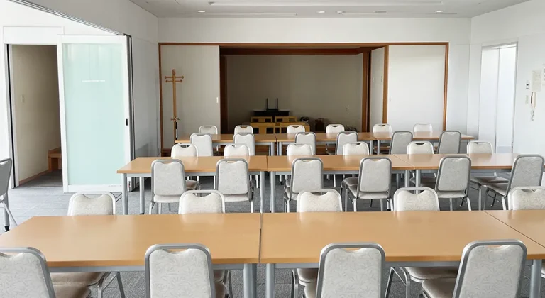 浦安市斎場の会食場