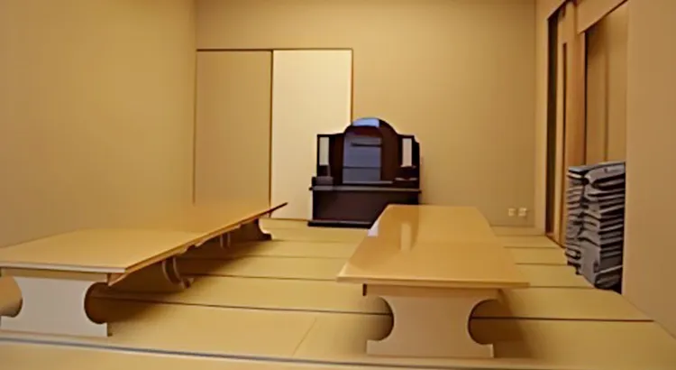 山桑メモリアルホールの控室