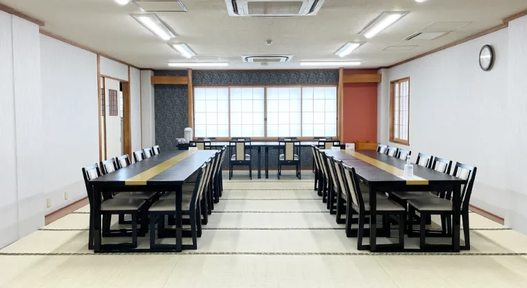 谷塚斎場の休憩室