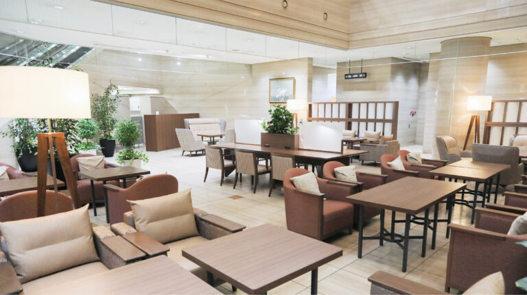 代々幡斎場のラウンジ