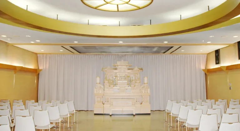 馬込斎場の式場