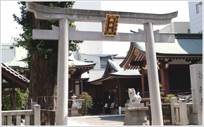 神社を