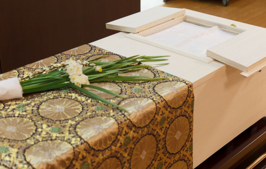 自宅葬の一部棺