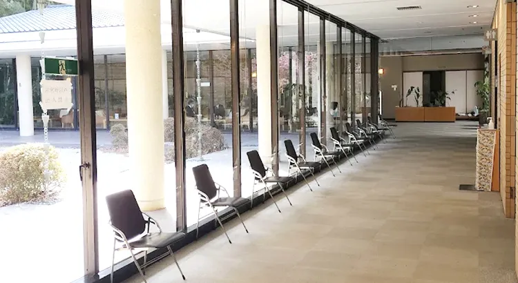 銚子市斎場のロビー