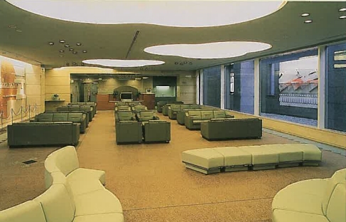 大阪市立北斎場の休憩室