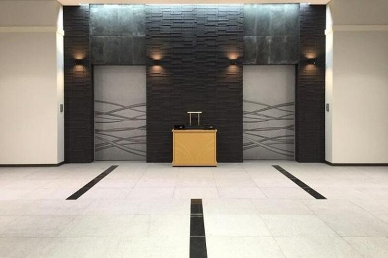 能勢町営斎場の炉前ホール