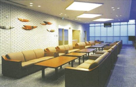 大阪市立鶴見斎場の休憩室写真