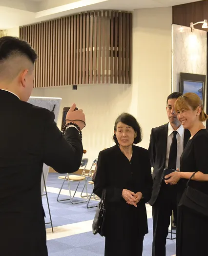 葬儀事例のサムネイル画像 光明院にてカメラが趣味だった故人様にちなんで撮影会