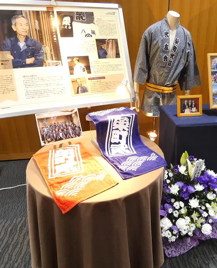 葬儀事例のサムネイル画像 越谷市斎場にて故人様の仕事や地域活動に関する品を展示