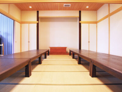 祖敬会八幡霊園の会食場写真