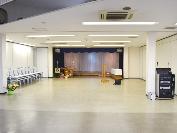 家族葬ホール リアマーレやちまたの式場