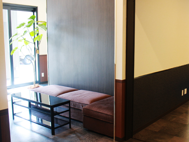 浄蓮会館の待合室