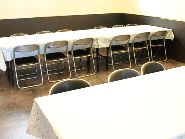 浄蓮会館の会食場