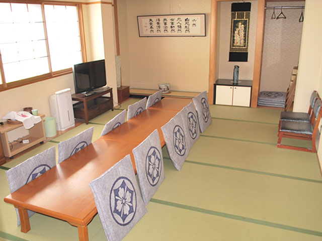 法要殿（飯能・新光）の控室